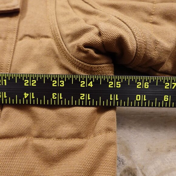 Duluth Trading Superior Fire Hose Quilted Shirt Jac Men's Size Large Brown - Picture 4 of 12